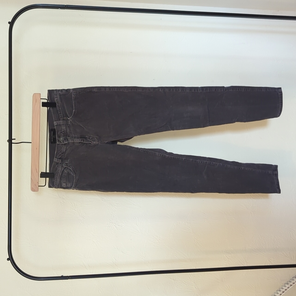 Banana Republic Factory size 27 Gray Corduroy